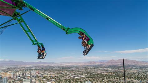 Extreme Thrill Rides In Las Vegas 900ft High Stratosphere And Zipline