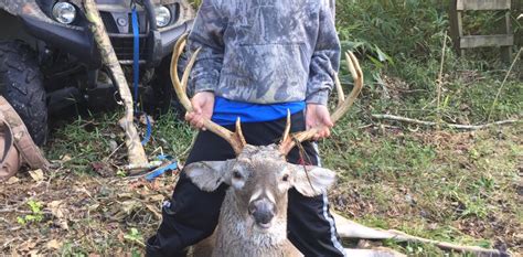 Son With Deer Twin Oaks Hunt Club