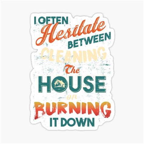 House Cleaning Stickers Redbubble