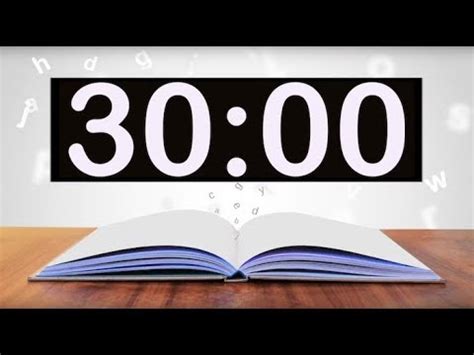 In fact, a fifty minutes timer is already preset on this page. 30 Minute Reading Timer! Timer for studying, students ...