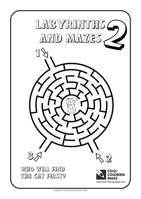 The art with edge series is a line of wild, wacky, or whimsical designs designed to maximize coloring fun. Labyrinth Coloring Pages at GetColorings.com | Free ...