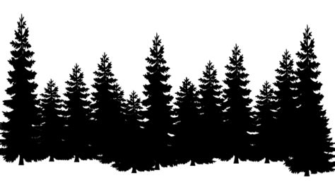 Treeline Trees Forest Silhouette Sticker By Stormeday
