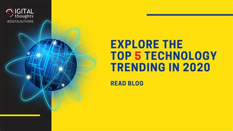 Top 5 Emerging Technology Trends 2020 Tdg Blog Digital Thoughts
