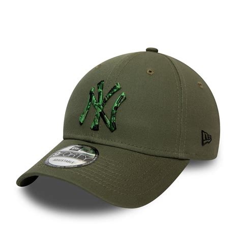 Official New Era New York Yankees Mlb Camo Infill Olive 9forty