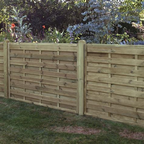 horizontal boarded fence panel pressure treated  delivery