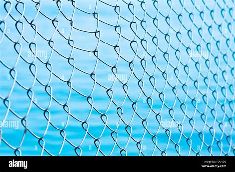 Blue Net Background Stock Photo Alamy