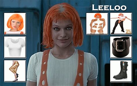 Become The Fifth Element In Leeloo Costume Mila Jovovich Fifth Element