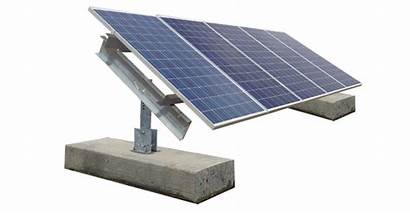Ground Mount Ballasted Solar Panels Cell Wind