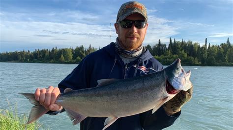 Sockeye Salmon Fishing On The Kenai River In Alaska 2017 Youtube