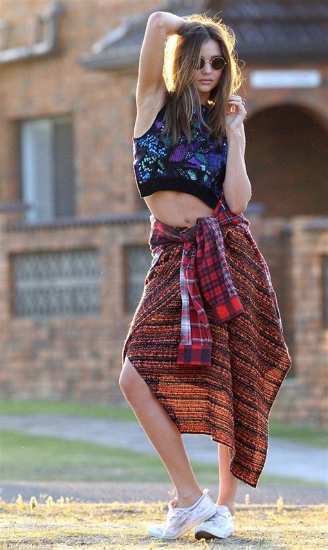 Hippie Chic Boho Beauty Miranda Kerr Makes Even Grunge Look Gorgeous On Australian Photoshoot