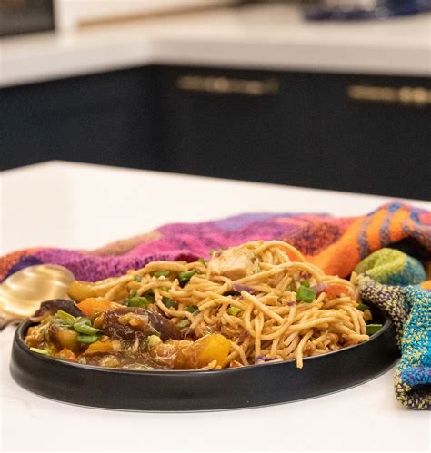 Sichuan Peanut Noodles Made Using Archanas Kitchen Millet Hakka