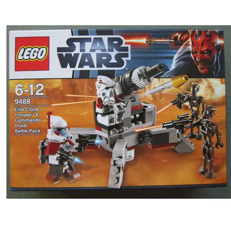 Lego 9488 Star Wars Elite Clone Trooper And Commando Droid Battle Pack