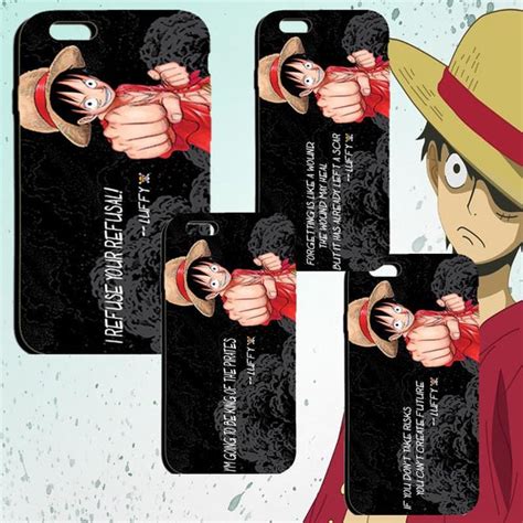 One Piece Iphone And Galaxy Phone Case Luffy Quotes Anime Print House