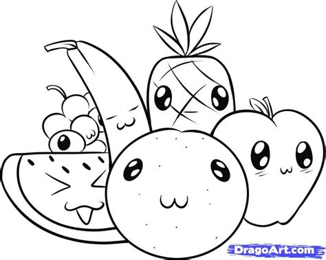 Follow the small preview images below for additional pages. Cute Watermelon Coloring Pages at GetColorings.com | Free ...