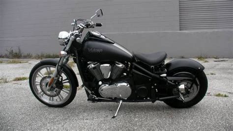 2009 Pro Custom Kawasaki Vulcan Vn900 Black In Black Bobber