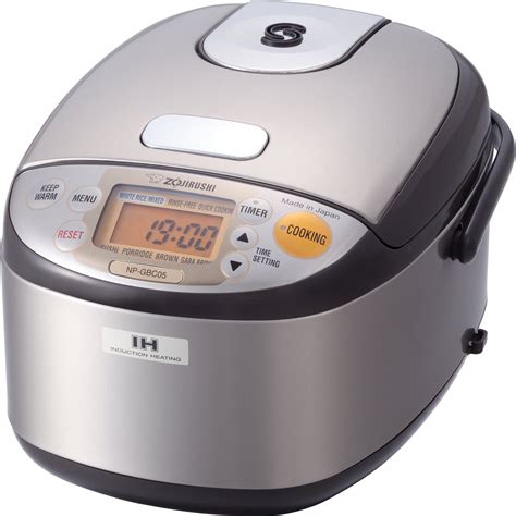 Zojirushi Np Gbc05xt 3 Cup Uncooked Induction Heating Rice Cooker And Warmer Stainless Dark