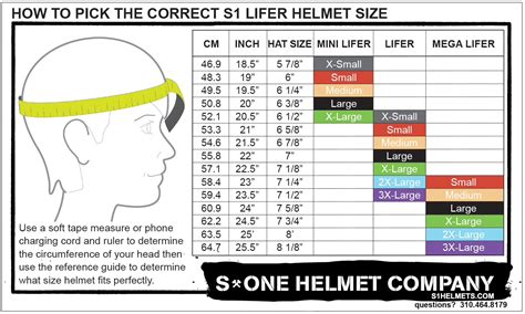 28 helmet size charts are collected for any of your needs. S1 Lifer Helmet | Sucker Punch Skate Shop - Sucker Punch ...