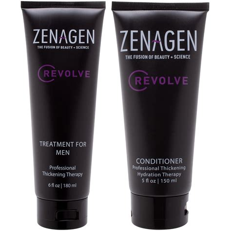 Zenagen Revolve Hair Shampoo And Conditioner Duo Treatment For Men 6 Oz