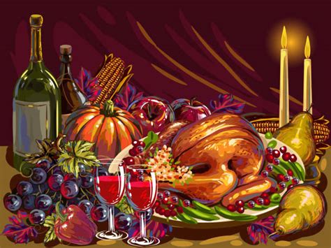 You can use it as the centerpiece for your thanksgiving card or possibly make a clip art. Thanksgiving Table Setting Illustrations, Royalty-Free ...
