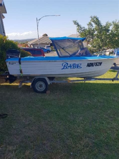 M Fibreglass Boat And Trailer For Sale From Australia