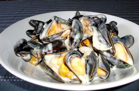 Moules à la crème