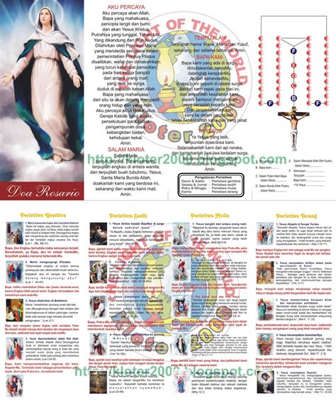 Maybe you would like to learn more about one of these? Doa Rosario 3 | Gereja Katolik - Kloter 2000