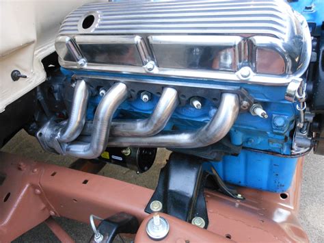 1967 Ford F100 351 Windsor Headers For Bump Side F100