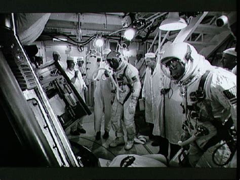 Gemini 10 Prime Crew In White Room Preparing For Insertion