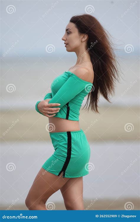 beautiful woman enjoying summer outdoors stock image image of outdoors resting 262552909