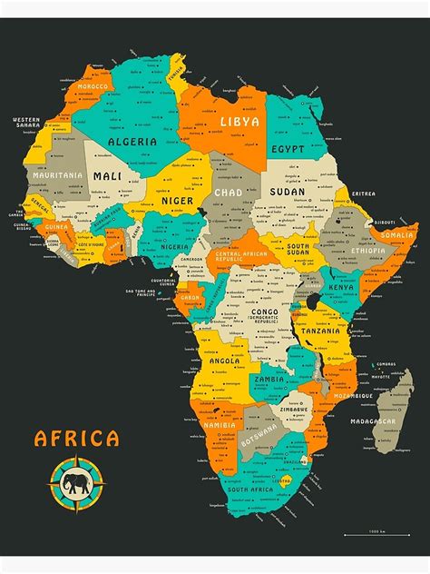 Africa Map Photographic Print By Jazzberryblue Redbubble