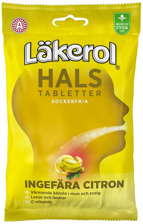 Köp Läkerol Hals Ingefära And Citron 65 G Apohem