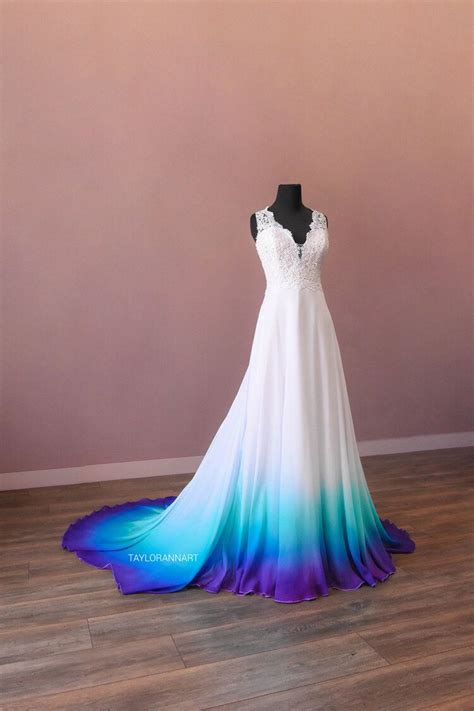 Colorful Ombré Wedding Gowns Shop — Canvas Bridal Ombre Prom Dresses