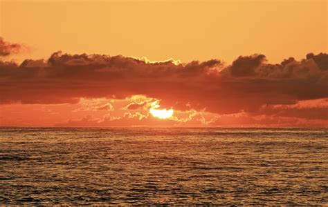Free Images Sea Coast Ocean Horizon Cloud Sun Sunrise Sunset Shore Dawn Dusk