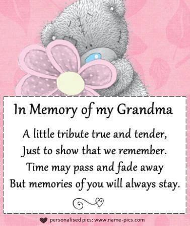 A grandma is warm hugs and sweet memories. In memory of grandma | Grandma poem, Grandma quotes, Memories