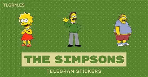 Pack De Stickers Para Telegram The Simpsons
