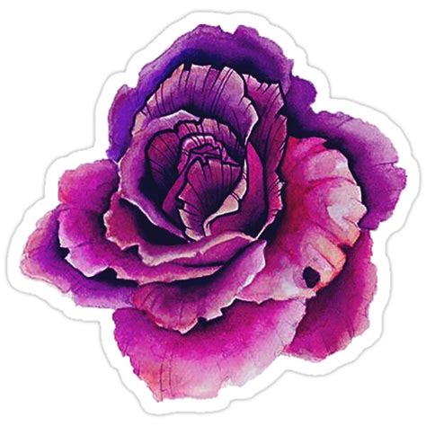 Flower Stickers By Sweetslay Redbubble