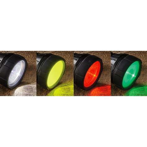 Hq Issue Flashlight 750 Lumens 3 Colored Lenses 654237 Flashlights