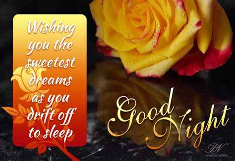 good night wishing you the sweetest dreams premium wishes