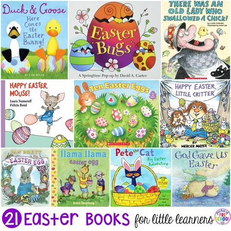 Easter Books For Little Learners Pocket Of Preschool