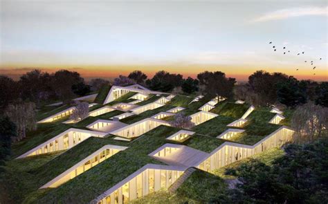 See more ideas about landscape architecture, landscape, architecture. Elementary School Merges with Landscape in Denmark ...