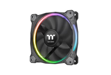 Thermaltake Launches Software Controlled Riing Rgb Led Radiator Fans