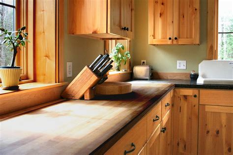 Outdoor kitchen cabinet shapes from eldorado stone. Meacham Pond | Butcher block countertops kitchen, Pine kitchen cabinets, Kitchen renovation