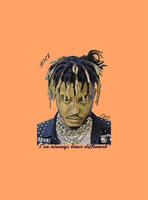 Juice Wrld Colorful Drawing Jw1 Mixed Media By Edgar Fores