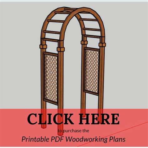 How To Build A Garden Arbor Arch With Pdf Plans
