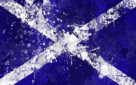 Because scotland actually has two flags, only one of them is recognized as scotlands' offical national flag. Flag of Scotland | Scotland wallpaper, Flag art, Art wallpaper