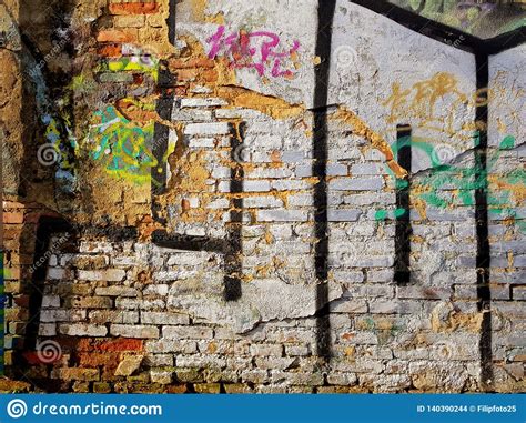 Graffiti Wall Stock Photo Image Of Dilapidated Wall