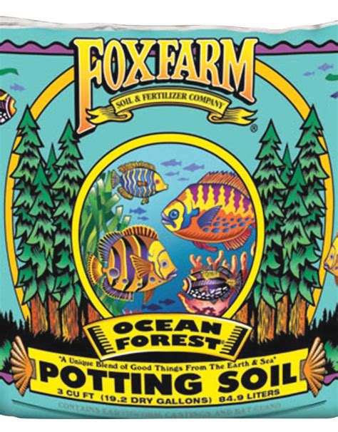 Foxfarm Ocean Forest Potting Soil 3 Cuft Bag Acors Topsoil And Mulch
