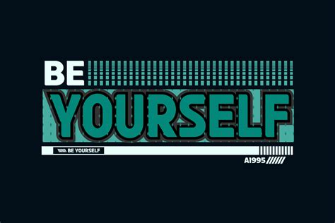 Be Yourself Graphic By Rosiniart · Creative Fabrica
