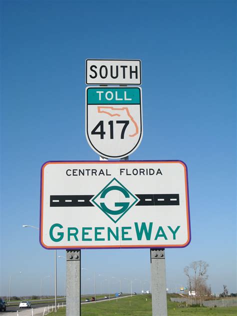 Florida Greeneway And State Highway 417 Aaroads Shield Gallery