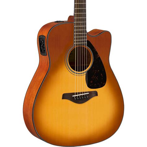 Yamaha FG Series FGX800C Acoustic-Electric Guitar Sand Burst | Musician ...